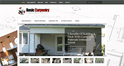 Desktop Screenshot of basiccarpentry.org