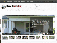 Tablet Screenshot of basiccarpentry.org
